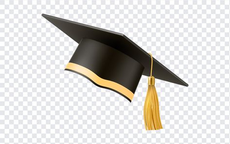 Graduation Hat PNG Graduation Hat Png, Convocation Outfit Graduation, Convocation Outfit, Graduation Hats, Graduation Images, Crown Png, Grad Hat, Hat Png, Girl Emoji