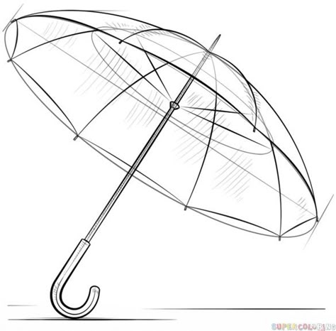 Umbrella Drawing, Pencil Drawing Tutorials, Sketchbook Project, Drawing Tutorials For Kids, Umbrella Art, Basic Drawing, Step Drawing, Anime Drawings Tutorials, Drawing Lessons