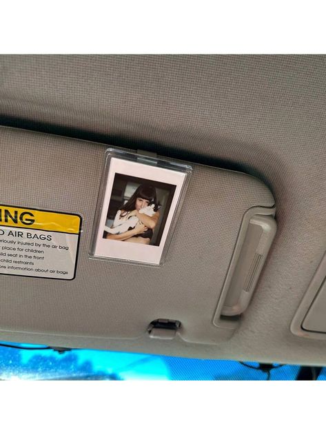 Vertical Car Sun Visor Photo Frame Clip, Personalized DIY Car Photo Decor, Couple/Family/Pet Memorial Photo Frame Clip, Card Slot Type (The Frame Surface Has Minor Scratches Due To Manufacturing Process, Which Does Not Affect Normal Use)I discovered amazing products on SHEIN.com, come check them out! Memorial Photo Frame, Car Sun Visor, Car Photo, Photo Decor, Diy Car, Sun Visor, Pet Memorial, Car Photos, Christmas 2024