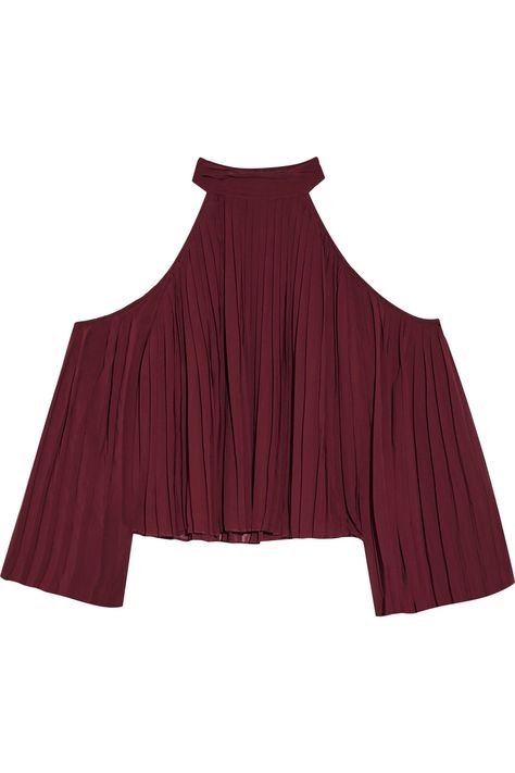 Shop on-sale W118 by Walter Baker Mila cutout pleated crepe de chine blouse. Browse other discount designer Tops & more on The Most Fashionable Fashion Outlet, THE OUTNET.COM