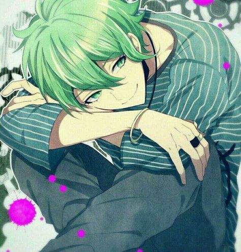 Midoriya Izuku is a hardworking quirkless teen who is aspiring to be … #fanfiction #Fanfiction #amreading #books #wattpad Rantaro Amami, Green Hair, An Anime, Anime Character, Anime Boy, The Story, Wattpad, Green, Hair