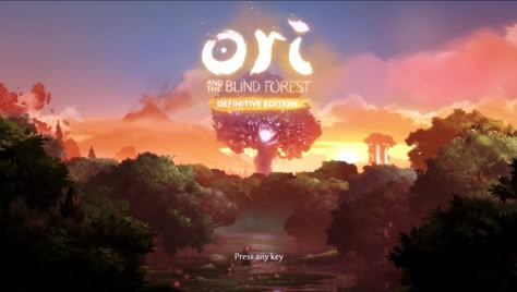 Ui Game Design, Concept Sheet, Unity Tutorials, Banner Game, Ori And The Blind Forest, Rayman Legends, Title Screen, Forest Games, Bushcraft Shelter