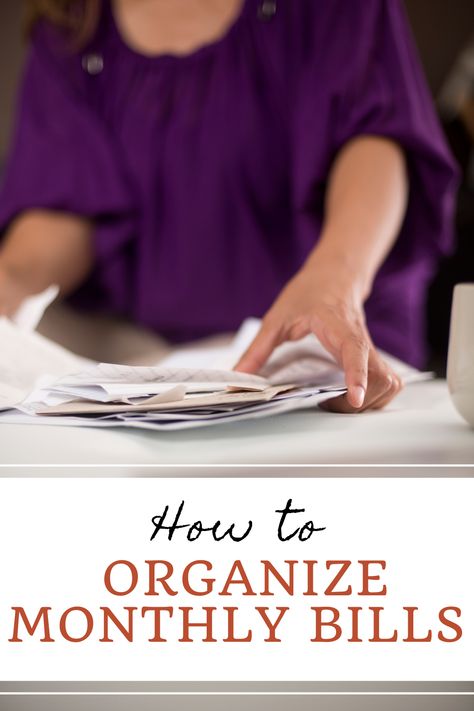 Learn how to organize monthly bills - tips and tricks to allow you to stay organized, reduce time spent on bills and eliminate any of those pesky late charges. Organizing Monthly Bills, Monthly Bills, Monthly Bill, Monthly Expenses, Mama Blog, Grocery Budgeting, Paying Bills, How To Organize, Life Facts