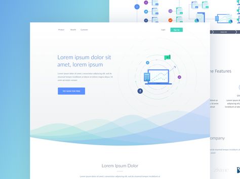 Here's one of the landing page work that we really liked recently, although it doesn't make the final design. We particularly like the wave part :) Wave Web Design, Audio Waves, Ux Inspiration, App Landing Page, Dashboard Ui, Daily Ui, Web Inspiration, Ui Inspiration, Website Design Inspiration