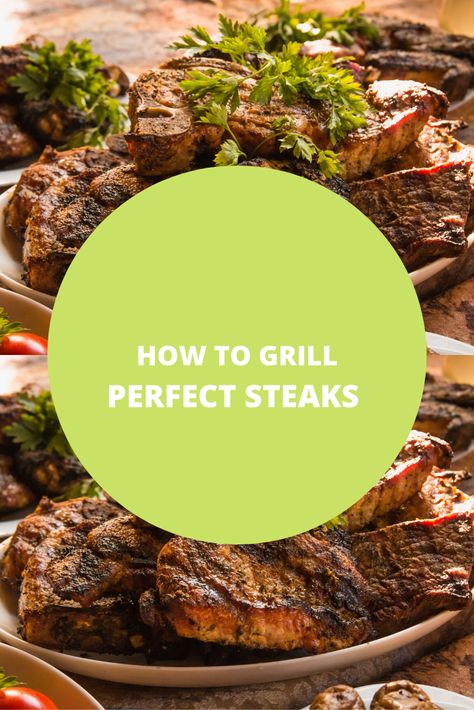 Learn how to grill the perfect steak. Learn how to grill steak. Find easy how to grill steak tips. Find the secrets of perfect grilling. These tips really boils down to a few simple tips. Grilling great steak isn’t rocket science head to my blog to the perfecct how to gril a steak. #howtogrillasteak #grillingsteak #howtogrill Grilling The Perfect Steak, Steak Tips, Perfect Steak, Grilled Steak, How To Grill Steak, Camping Meals, Main Dishes, Steak, Appetizer Recipes