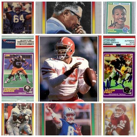 The Score company marketed sports and entertainment memorabilia beginning with baseball cards before branching out into NFL cards. It is more than just having cards to look at. For many fans of NFL games, these cards have sentimental value. Consider 29 of the most valuable Scorecards from 1990. Go behind the pictures of the players, remember their stories again, and get a glimpse of what makes them valuable. #ScoreFootballCard Bill Romanowski, Mike Singletary, Scott Mitchell, Troy Aikman, Bo Jackson, The Score, San Diego Chargers, Nfl Games, Team Uniforms