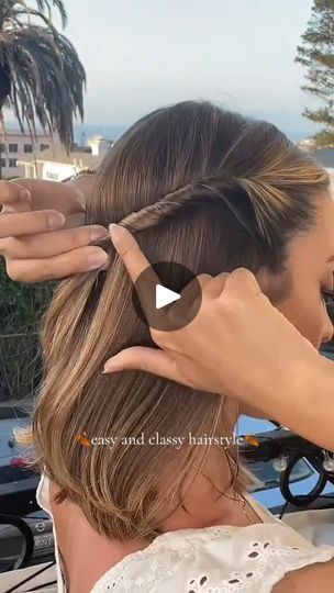 1.6M views · 7.3K reactions | happy Thanksgiving 🤎 here’s an easy and quick hairstyle for today especially if you are busy cooking and baking eheh 🍂 #hairstyle #hairtutorial #peinadosfaciles #shorthairstyles | Bilintina makeup | Bilintina makeup · Original audio Fall Hair Accessories, Thanksgiving Hairstyles, Quick Hairstyle, Autumn Hair Accessories, Thanksgiving Hair, Quick Hairstyles, Happy Thanksgiving, For Today, Fall Hair