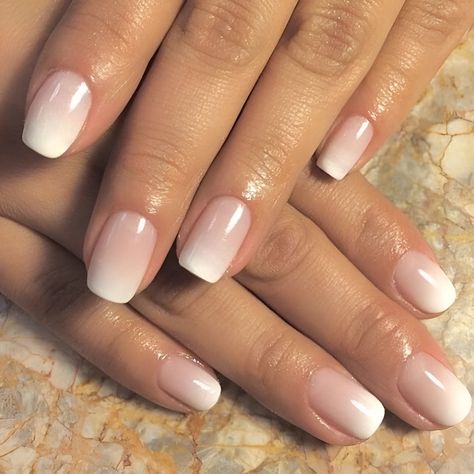 Baby Boomer Nails: A Modern Take on French Tips | ND Nails Supply Baby French Nails, Modern French Nails, Baby Boomer Nails, Ombre French Nails, Ombre French Tips, White French Nails, Baby Boomers Nails, French Fade, Soft Gradient