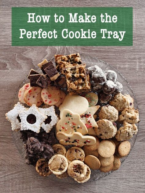 Tips and tricks on putting together the perfect cookie tray for Christmas or any other special occasion. Christmas Cookie Trays Ideas, Fruit Cake Cookies, Cookie Display, The Perfect Cookie, Christmas Cookie Box, Cookie Gift Box, Gift Tray, Christmas Tray, Spritz Cookies