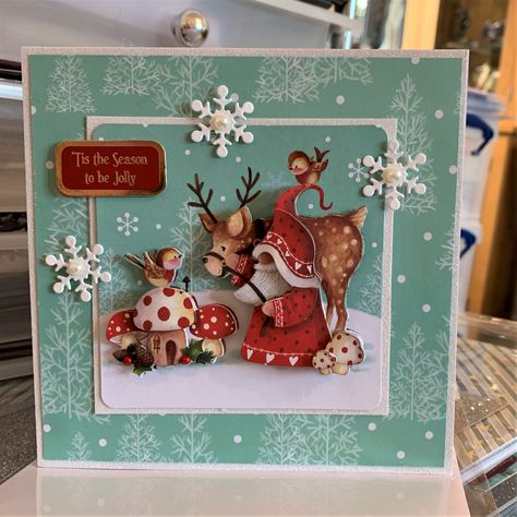 Craft Consortium Cards, Craft Consortium, Gnome Cards, Cc Card, Boutique Cards, Christmas Cards 2018, Green Xmas, Snow Time, Christmas Cards Kids