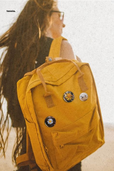 looking to make your backpack as aesthetic as possible this semester? pins are the answer! specifically my pins, if you're into nature. people might think they're not backpack essentials, but anything that makes you happy is an essential. of course, you could rock these pins on a denim jacket just as well for the perfect back-to-school fall outfit. 🍂 did you know that by looking at this pin, you're supporting the work of an amateur nature photographer? it's true! thanks for doing that :) Bts Backpack, Nature People, Pins And Buttons, Backpack Essentials, Nature Photographer, Nature Photographs, Pinback Buttons, Fjallraven Kanken, Fall Outfit