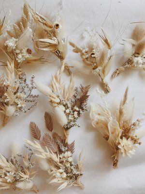 Rose Gold Wedding Inspiration, Prairie Wedding, Dried Flowers Wedding, Gold Wedding Inspiration, Festival Bride, Flower Festival, בר מצווה, Boutonniere Wedding, Dried Floral