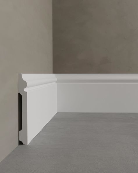 From ordinary to extraordinary, simple skirting boards and dado rails are an effective way to transform any space. 🤍 | wallark.com | Panel 2 ~ Ceiling 6 ~ Panel 4 ~ Floor 2 Dado Rail, Skirting Boards, March 7, Ceiling, Flooring, On Instagram, Quick Saves, Instagram