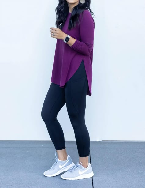 Leggings And Long Top Outfit, Leggings Top Outfit, Long Shirt And Leggings Outfit, Tops For Leggings Casual, Work Outfits With Leggings Summer, Leggings Tank Top Outfit, Best Leggings To Wear As Pants, Leggings And Long Sleeve Outfit, Summer Leggings Outfits Work