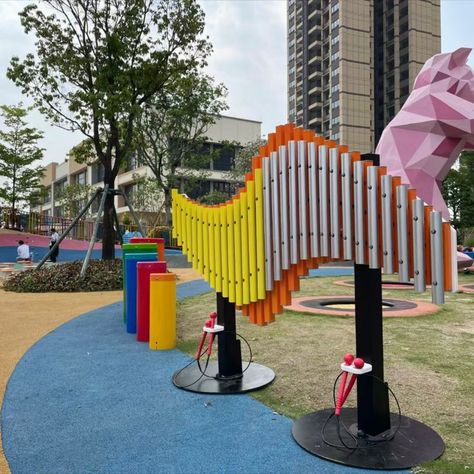 xylophone music game Xylophone Music, Science Park, Outdoor Deco, Typography Alphabet, Children Park, Garden Arbor, Reading Area, Interactive Installation, Interactive Art