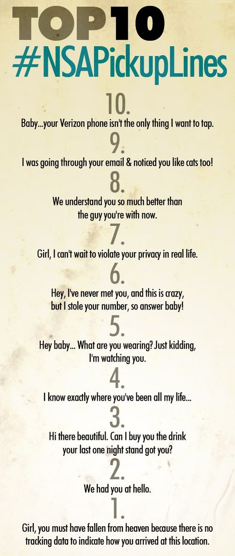 NSA employee pick up lines Pick Up Lines Cheesy, Pick Up Lines Funny, Pickup Lines, Pick Up Lines, Laughing So Hard, Understanding Yourself, Make Me Smile, I Laughed, Love Quotes