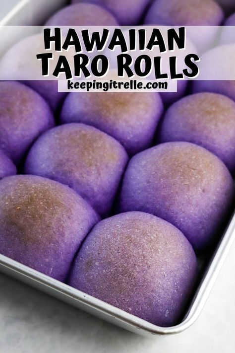 Single Person Breakfast Ideas, Purple Side Dishes, Filipino Food Recipes Easy, Purple Bread Recipe, Tea Bread Recipes, Ube Rolls Recipe, Filipino Appetizers For Party, Purple Appetizers, Purple Food Recipes