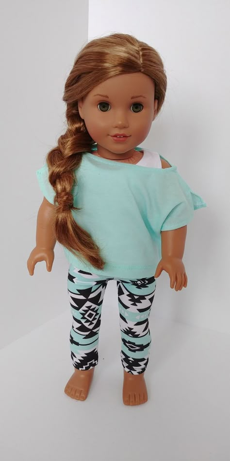 Nordstrom Clothes - Excited to share the latest addition to my #etsy shop: Doll clothing.Fits like A... Find More Ideas at https://mychicstyle19.com/nordstrom-clothes-excited-to-share-the-latest-addition-to-my-etsy-shop-doll-clothing-fits-like-a/ American Girl Outfits, Lea Clark, American Girl Doll Sets, American Girl Doll Hairstyles, Aztec Leggings, American Girl Doll House, American Girl Diy, Куклы American Girl, American Girl Doll Diy