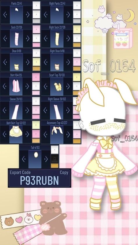 Gacha Club Bunny Outfit, Outfits Gacha Club, Club Hairstyles, Club Outfit, Bunny Outfit, Gacha Stuff, Club Outfit Ideas, Gacha Ideas, Drawing Anime Clothes