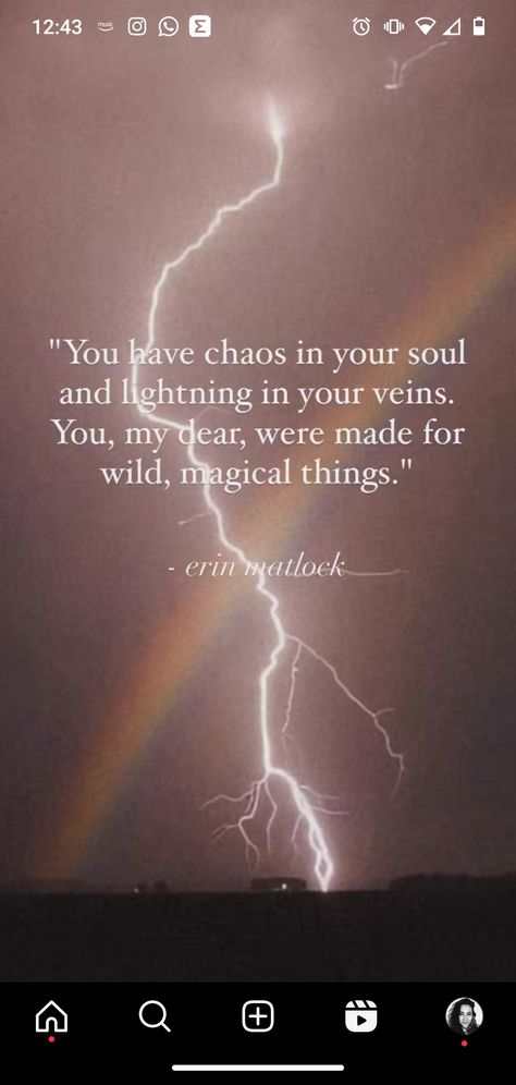 Thunder And Lightning Quotes, Thunderstorms Quotes, Lightning Quotes, Thunder Quotes, Thunder Storm, Thunder And Lightning, Words Of Encouragement, Affirmations, Love Quotes