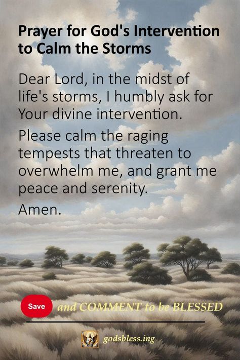 Prayer for God's Intervention to Calm the Storms Prayer For Storm Protection, Prayers For Florida Storm, Prayer For Typhoon Protection, Prayer For Bad Weather Storms, Prayers For Safety And Protection Storm, Prayer For Safety And Protection, Powerful Prayers For Protection, Prayer For Safety, Prayers For Protection