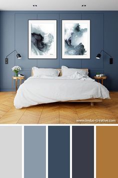 Latest Images pale Blue Carpet Ideas Produce a glance of elegance and depth in your bedroom by incorporating dark blue into your colorati #Blue #Carpet #Ideas #Images #Latest #pale Best Bedroom Colors, Bedroom Wall Colors, Bedroom Color Schemes, Bedroom Paint Colors, Blue Rooms, Blue Bedroom, Master Bedrooms Decor, Blue Decor, Blue Walls