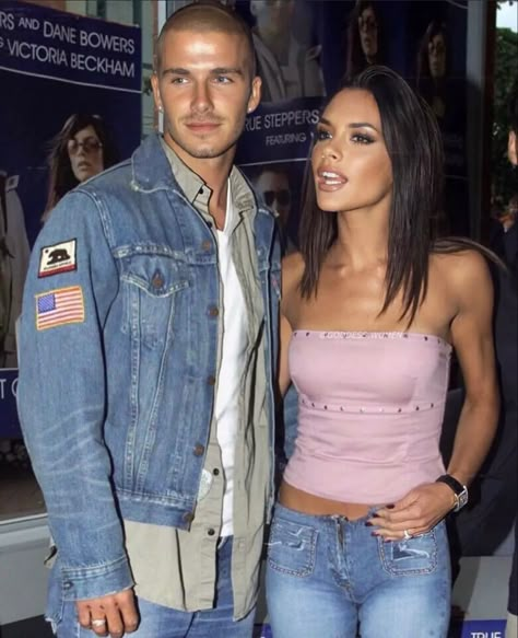 David Beckham 90s, Victoria And David Beckham, Posh And Becks, David Beckham Style, Victoria And David, Victoria Beckham Outfits, David And Victoria Beckham, Beckham Style, Victoria Beckham Style