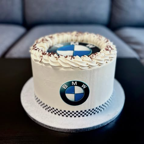 Bmw Cakes For Men, Bmw Birthday Cake, Bmw Cake, Cake Designs For Boy, Cake For Boyfriend, Dairy Free Baking, Cars Birthday Cake, Teen Cakes, Birthday Cake For Husband