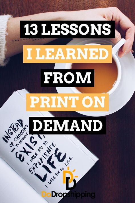 Are you interested in starting a Print on Demand business? Before you start, take a look at these lessons learned. This will help you to get started! Print On Demand Business, Motivational Art Prints, Startup Business Plan, Tshirt Business, Canva Tutorial, Printing Business, Start Up Business, Work From Home Jobs, Lessons Learned