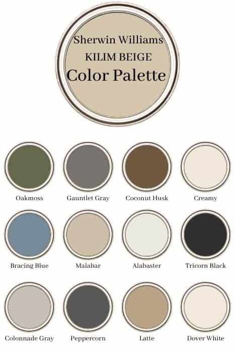 Benjamin Moore Sea Pearl Paint, Seaglass Bathroom Ideas, Balboa Mist Coordinating Colors, Benjamin Moore Sea Pearl, Sea Pearl Benjamin Moore, Seaglass Paint Colors, Seaglass Paint, Bm Balboa Mist, Kilim Beige Sherwin Williams