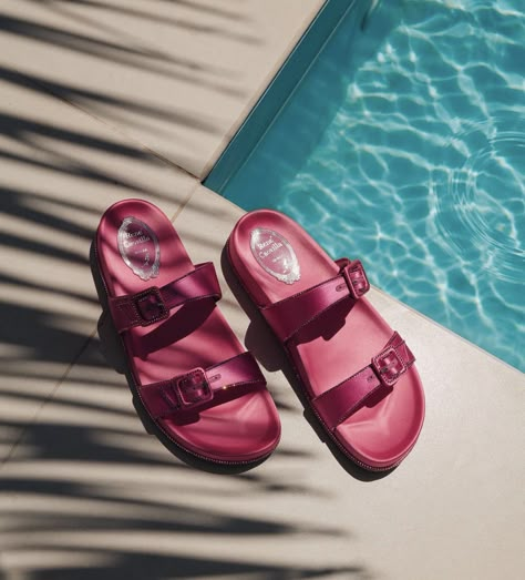 Fashion Editorial Layout, Summer Campaign, Shoes Photography, Summer Photoshoot, Still Photography, Beach Shoot, Outdoor Photoshoot, Rene Caovilla, Pink Accessories