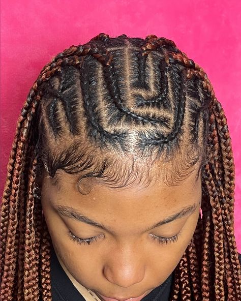 fulani braids 🌸. colors: 30 & 350 🌸. . . . . . . #hairstylist #hair #braids #knotlessbraids #fulanibraids #nyc #booknow Braids Colors, Fulani Braids, Hair Braids, Hair Stylist, Braids, Hair, Quick Saves, Color, Plaits