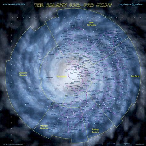 Galaxy Map, Map Inspiration, Kit Fisto, Space Map, Star Wars Planets, Star Wars Galaxy, Starship Concept, Planets Wallpaper, Star Wars Rpg