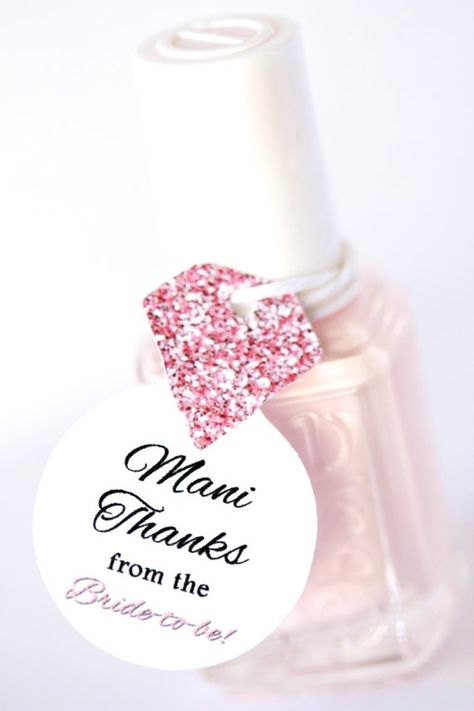 Inexpensive Bridal Shower Gifts, Nail Polish Favors, Bridal Shower Favors Cheap, Bridal Shower Favors Diy, Bridal Favors, Wedding Shower Favors, Wedding Favors Cheap, Bachelorette Party Games, Bridal Shower Brunch