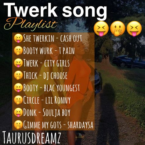 Playlist Covers Twerking, Songs For Dance, Soulja Boy, Song Suggestions, Playlist Covers, Funny Short, Cash Out, Song Playlist, City Girl