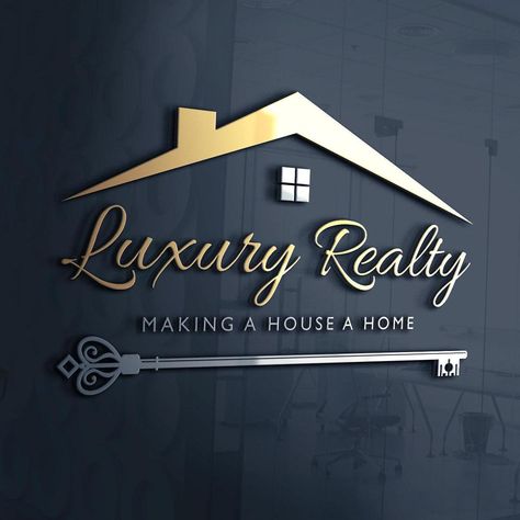 Real Estate Business Logo | Vintage Key Logo | House Logo | Realty Logo | Realtor Logo | Property Management Logo | Real Estate Company Logo Home Service Logo, House Logo Design Creative, Logo For Property Business, Property Company Logo, Luxury Real Estate Logo Design, Real Estate Company Logo, Property Management Logo, Exp Realty Logo, Logo Property