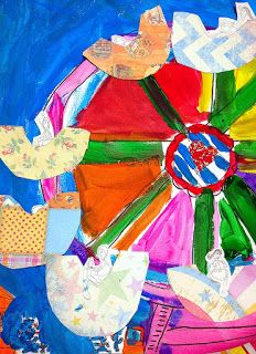 Artfully Me: Ferris Wheel Art Project For Kids State Fair Theme, Ferris Wheel Art, Carnival Classroom, Teen Projects, Carnival Crafts, Fair Theme, Elementary School Art, Carnival Art, Art Project For Kids