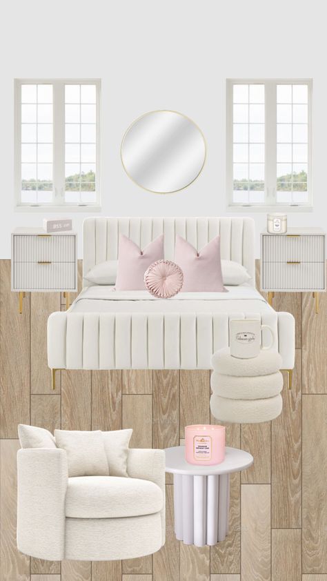 Pilates Princess Room, Dream Teen Bedrooms, Sleepover Room, Luxury Kids Bedroom, Pink Pilates Princess, Pink Girl Room, White Room Decor, Pink Vanilla, Pink Pilates