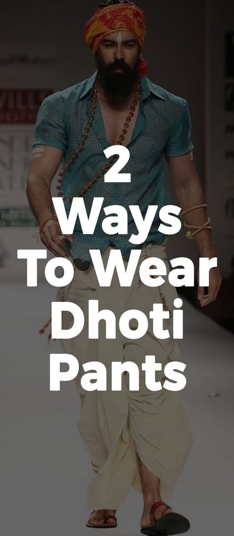 2 Ways To Wear Your Dhoti Pants In True Ethnic Style Dhoti Pants For Men, Indian Men, Indian Men Fashion, Dhoti Pants, Indian Man, Ethnic Style, Ethnic Fashion, Male Models, Men Fashion