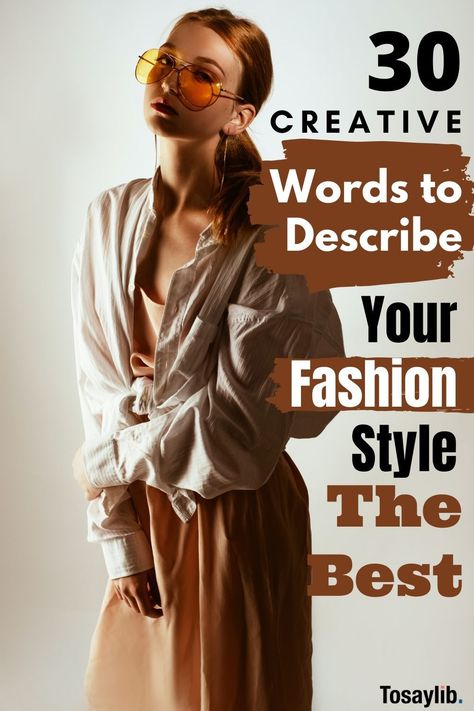 Everyone has a sense of fashion or style, and they need words to describe it. There are more avenues for fashionable people to express themselves nowadays.    If you are this type of person, then you’ve probably struggled with words to describe fashion style in the past.    #wordstodescribefashionstyle #fashionstyle 3 Words Style, Style Words Fashion, Words To Describe Fashion, Style Words, Stylish Words, Words To Describe Someone, Words To Describe Yourself, Outfit Choices, Fashion Words