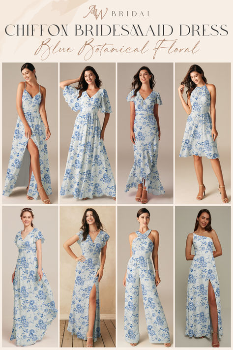 "Say 'I do' to style with our enchanting blue botanical floral bridesmaid dress! This stunning gown is perfect for any wedding theme, adding a playful and sophisticated touch to your bridal party. Explore vibrant designs and unique florals that will have your bridesmaids blooming with joy! 🌸✨ Check out our collection for the ultimate bridesmaid outfit inspiration! Bridesmaid Dress Inspiration, Floral Bridesmaid Dress, Bloom Wedding, Cocktail Bridesmaid Dresses, Bridesmaids Dress Inspiration, Floral Bridesmaid Dresses, Simple Bridesmaid Dresses, Dusty Blue Bridesmaid Dresses, Floral Bridesmaid