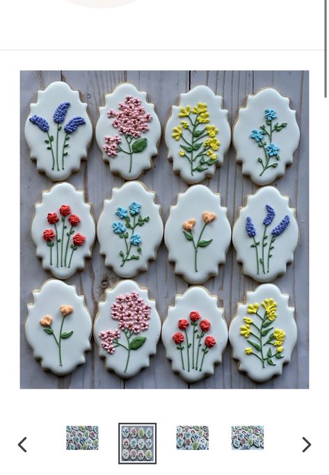 Simple Flower Cookies, Wildflower Cookies Decorated, Bridgerton Cookies, Flower Sugar Cookies Decorated, Mothers Day Cookies Decorated, Floral Cookies Decorated, Mothers Day Sugar Cookies, Spring Cookies Decorated, Wildflower Cookies