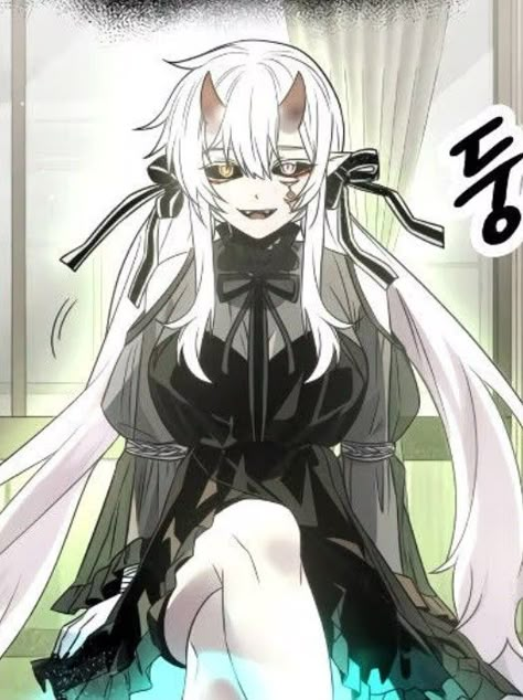 Demon Girl White Hair, Female Demon Anime, Anime Ghost Female, Demon Oc Girl, Anime Demon Female, Anime Knight Guy, Demon Female Oc, Anime Demon Woman, Female Demon Oc