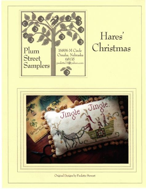 Plum Street Samplers, Needlework Shops, Scissor Fob, Christmas Snowmen, Tudor Rose, Needlework Patterns, Dough Bowl, Cross Stitch Patterns Christmas, Cross Stitch Christmas