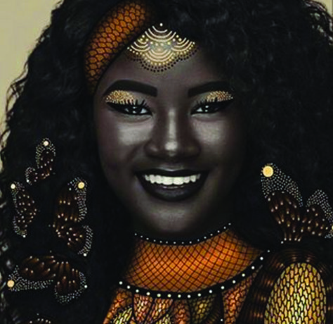 Khoudia Diop tells a world divided by colour: dark is dazzling and beyond beautiful. Ebony Skin, Ethno Style, Black Goddess, Dark Skin Beauty, Black Makeup, Dark Skin Women, African Beauty, Dark Beauty, Black Women Art