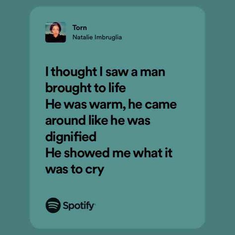 Torn Torn Natalie Imbruglia, Natalie Imbruglia, Spotify Song, Songs, Quick Saves