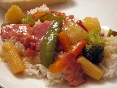 Sweet and Sour Ham Stir Fry | Family Heritage Recipes Sweet And Sour Ham, Heritage Recipes, Leftover Ham Recipes, Stir Fry Recipe, Clean Eating Challenge, Recipes Sweet, Leftover Ham, Supper Recipes, Ham Recipes