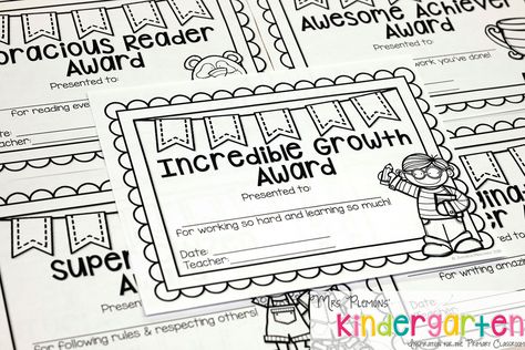 Kindergarten Awards, Teaching Matter, Student Awards Certificates, End Of The Year Celebration, Classroom Awards, Class Awards, School Awards, End Of Year Activities, School Tool