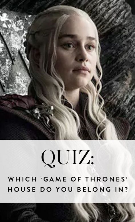 Which 'Game of Thrones' House Do You Belong In? #quiz #quizzes #buzzfeed #triviaquestionsandanswers #quizzesbuzzfeed #trivia #quizzesforfun #funquiz #gameofthrones Mind Blowing Theories, Harry Potter Personality, Personality Game, House Quiz, Quizzes Games, Celebrity Books, Play Quiz, Song Of Ice And Fire, Quizzes For Fun