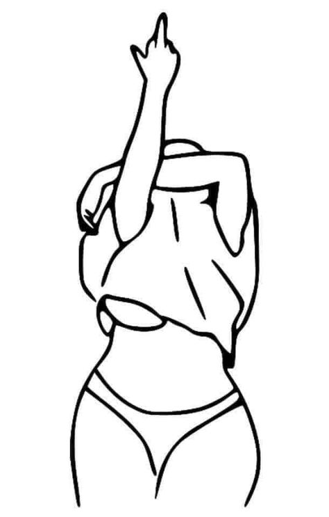 Thick Woman Tattoo, Outline Tattoo Ideas For Women, Drawing Body Outline, Curvy Silhouette Tattoo, Plus Size Silhouette Tattoo, Plus Size Coloring Pages, Body Outline Wallpaper, Drawing Plus Size Women, Plus Size Hip Tattoo